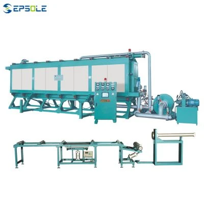 Máquina de moldeo de bloques de poliestireno con sistema de vacío