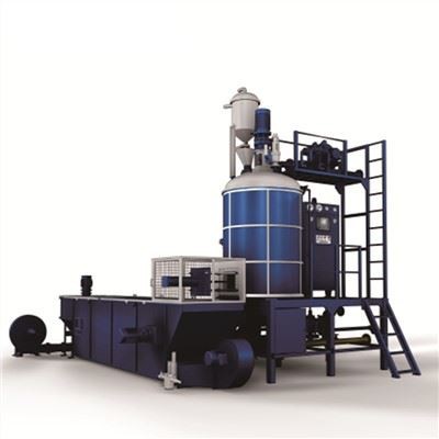 Máquina de espuma de poliestireno expandible con preexpansor continuo